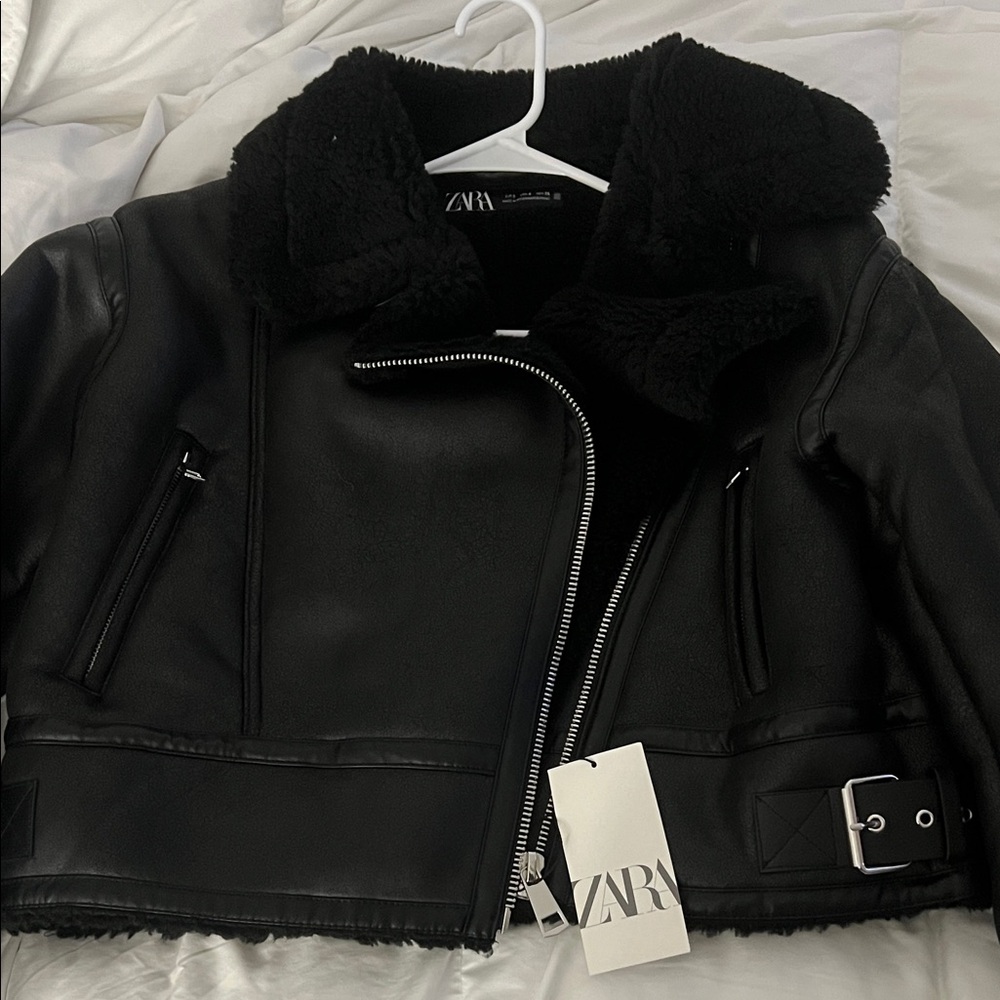 Zara Leather Jacket NWT